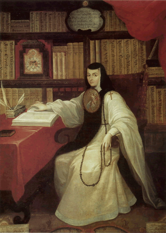 Sor Juana Ines de la Cruz by Miguel Cabrera
